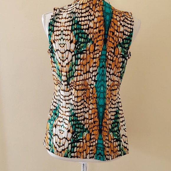 East 5th animal print blouse size medium - Picture 5 of 7